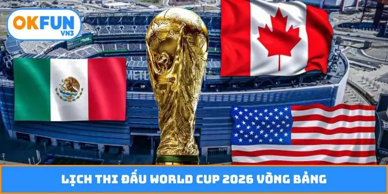 Lịch thi đấu World Cup 2026 vòng bảng