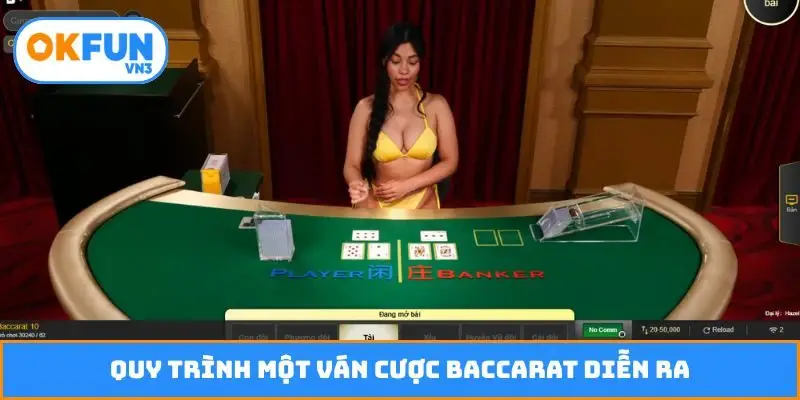Quy trình một ván cược Baccarat diễn ra