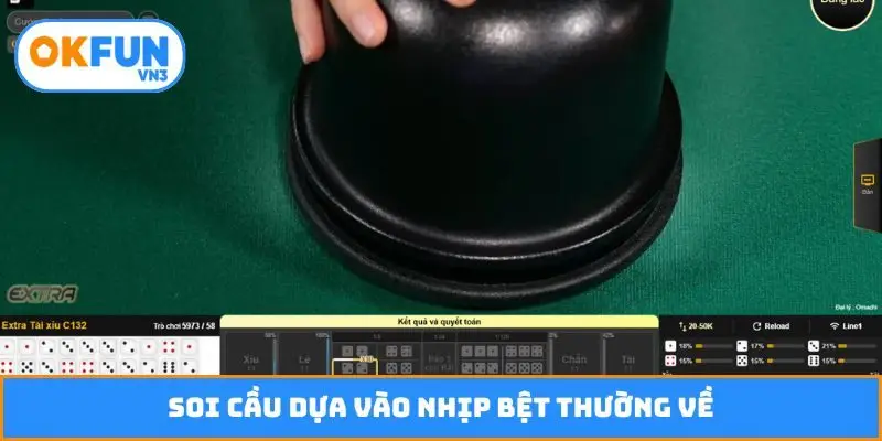 Soi cầu dựa vào nhịp bệt thường về